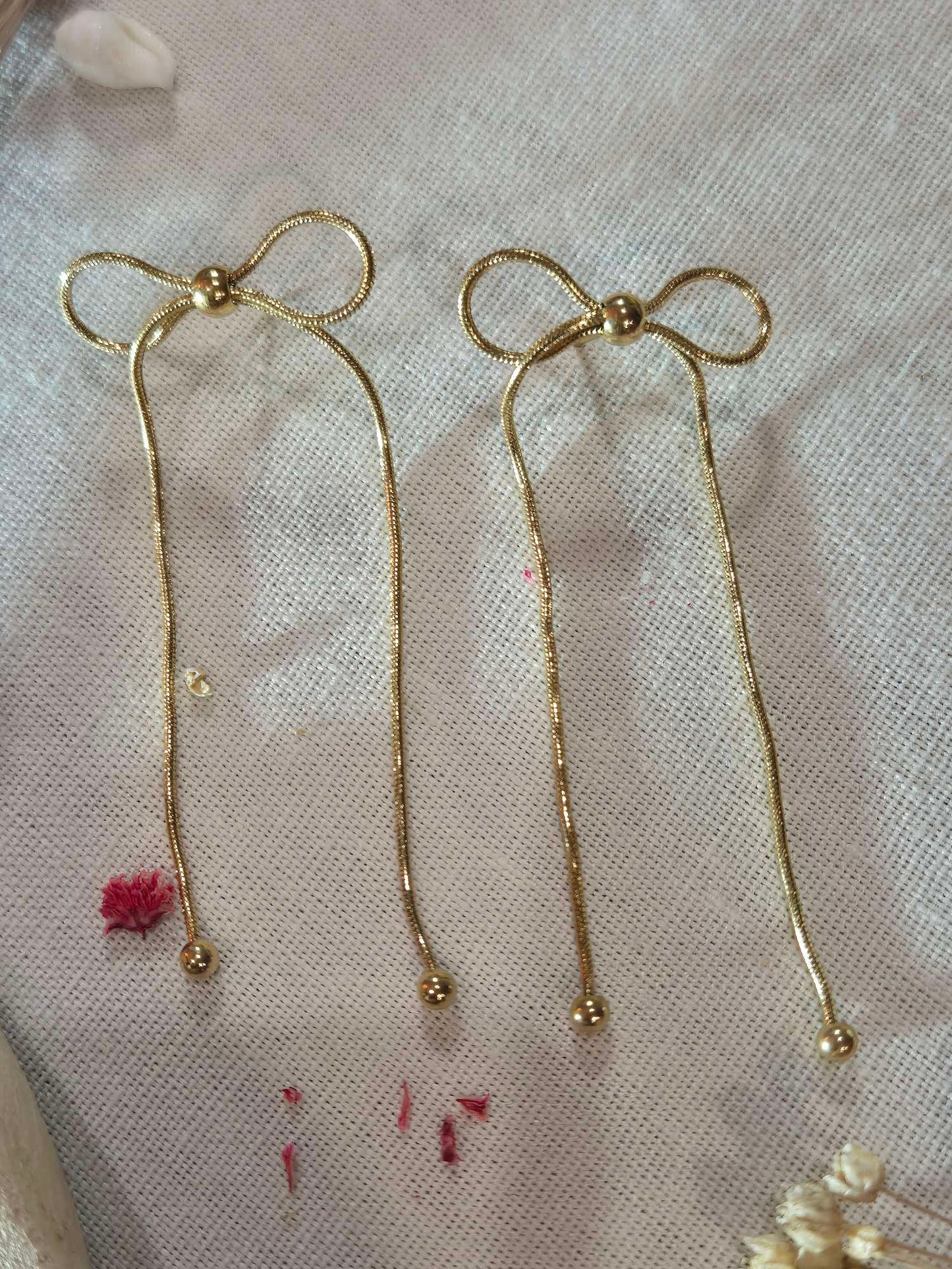 Boucles d'oreilles Nœud pap.