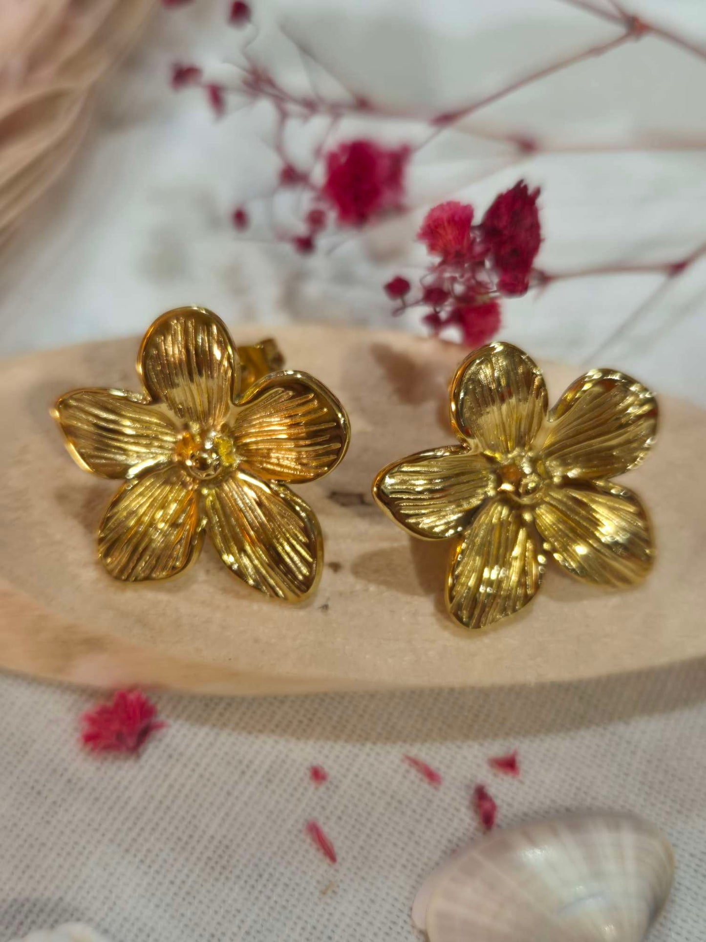 Boucles d'oreilles Fleurs